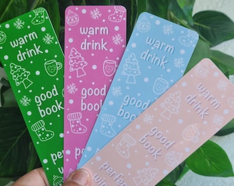 Winter vibe Handmade Bookmarks bookish must have Christmas vibe WinterReads CozyBookmarks Snowy Bookmarks Winter Aesthetic StockingStuffer