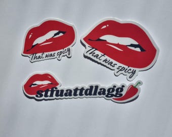 Vinyl smutty stfuattdlagg sticker spicy books smut smutty book stickers water resistant stickers kindle laptop E-reader Kobo nook