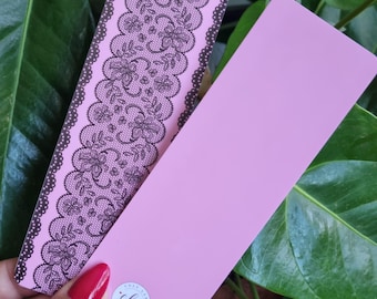 Lace Print Handmade Bookmarks Favorite book themed bookmarks bookish must have laminated bookmarks glossy bookmark