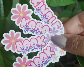 Vinyl Bookish Stickers Kindle stickers Kobo Girlie kindle girlie book girlie book lovers decorate your kindles with stickers bookish