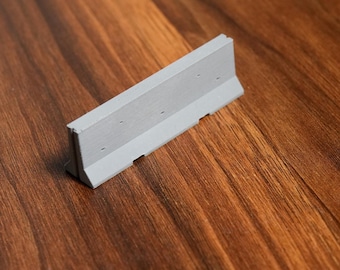 6x Model Jersey Concrete Barriers O Gauge 1:43.5 Scale