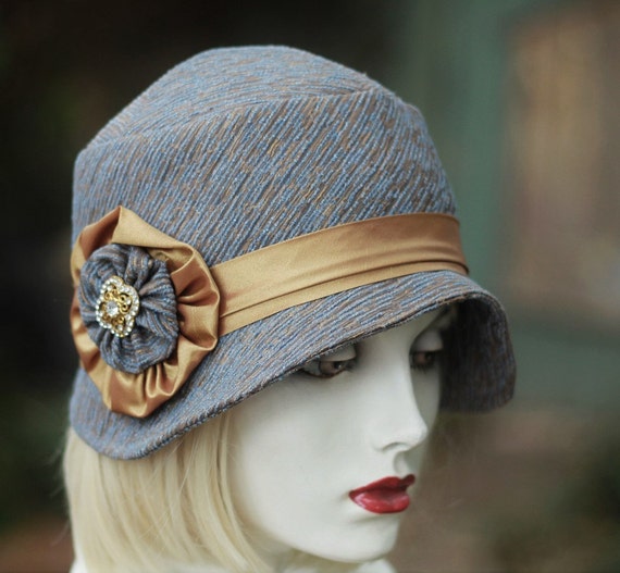 Womens Winter Hat 20s Vintage Style Roaring Twenties Cloche | Etsy