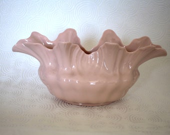 Vintage Lenox Pink Clam Shell Vase Planter