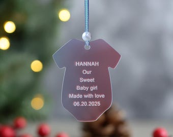 Baby's First Christmas Ornament Decoration, Newborn Mom Dad Gifts, Xmas Gifts for Baby