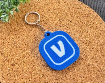 Llavero con logotipo de Venmo NFC personalizado: etiqueta de pago impresa en 3D con enlace editable