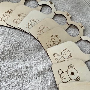 Séparateur de taille chambre bébé, armoire enfant, décoration chambre bébé, cadeau bébé, armoire enfant, portant à vêtements, dress code