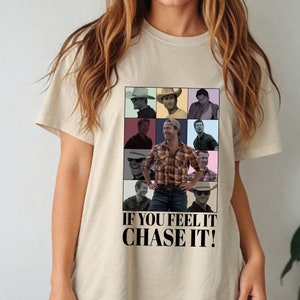 Glen Powell &#39;Twisters&#39; Movie T-Shirt: Vintage Homage Tee