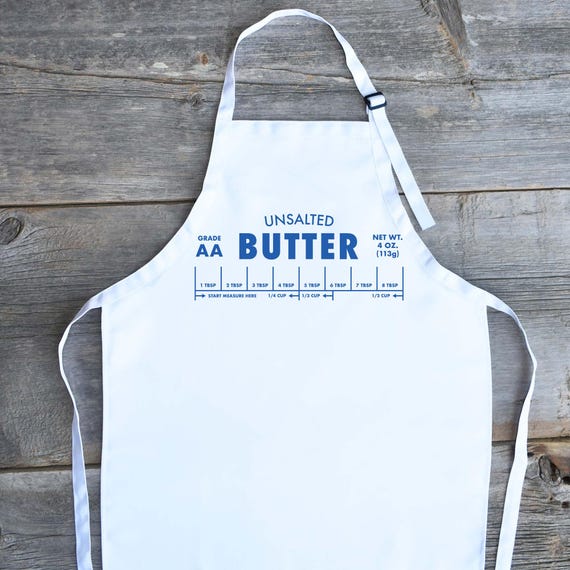 Unsalted Butter Apron, Funny Baker Gift, Chef Apron