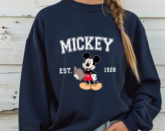 Retro Mickey Mouse Sweatshirt: Classic Disneyworld Sweater