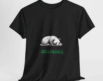 Funny Bear Unisex Tee, Cute Animal Graphic Shirt, Men Women Top, Humor Bear Tshirt, Novelty Tee for Him Her, Gift for Bear Lovers