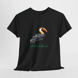 Funny Toucan Unisex Tee, Bird Lover Gift, Tropical Animal Shirt, Graphic Tee, Nature Lover Apparel