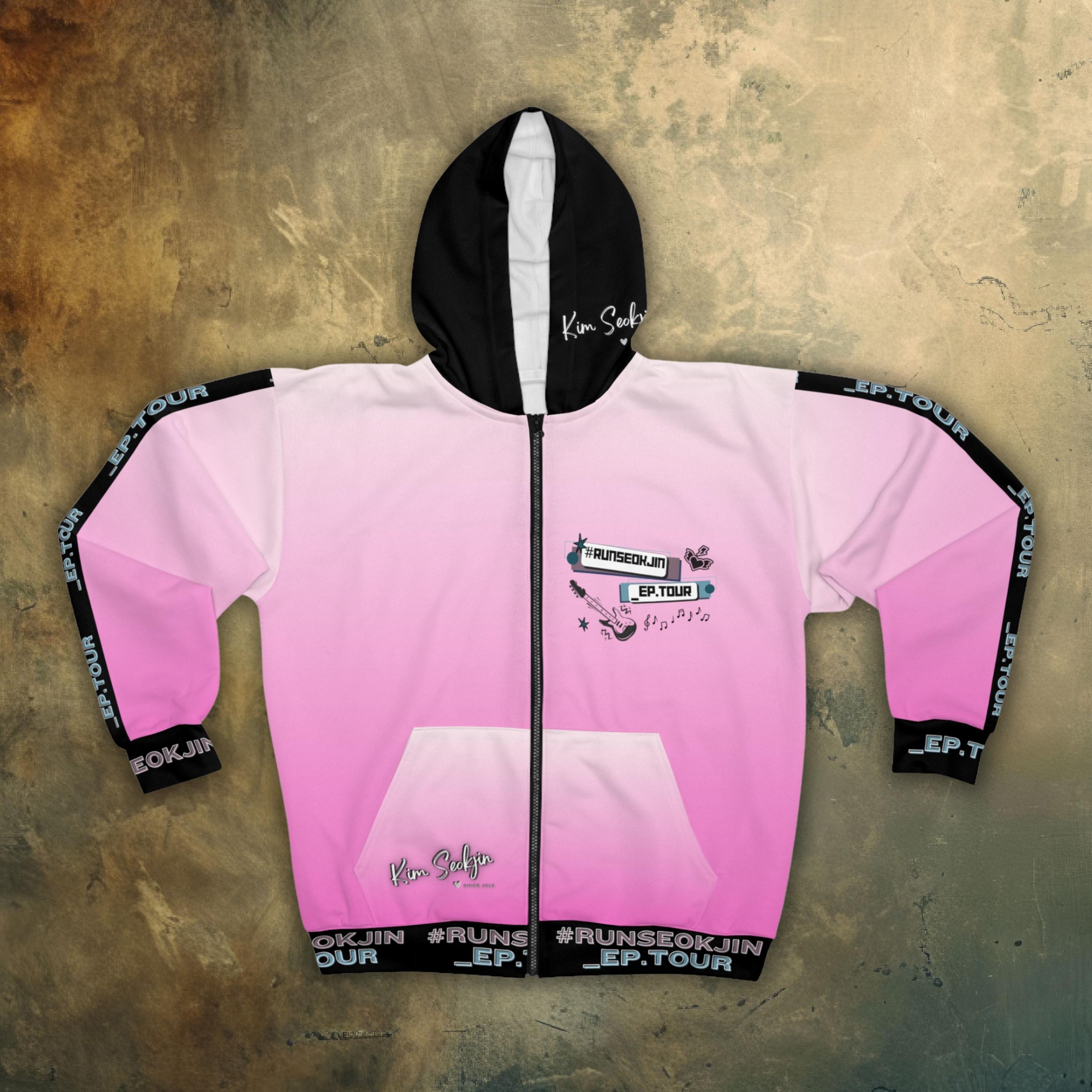 RUNSEOKJIN_EP.TOUR ZIP UP HOODIE フーディー M BTS Jin Runseokjin Eptour, Unisex Zip Hoodie Sweatshirt, BTS