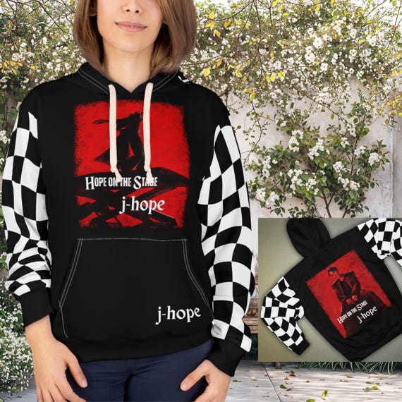 BTS J-hope HOTS Hope on the Stage Unisex Pullover Black Hoodie