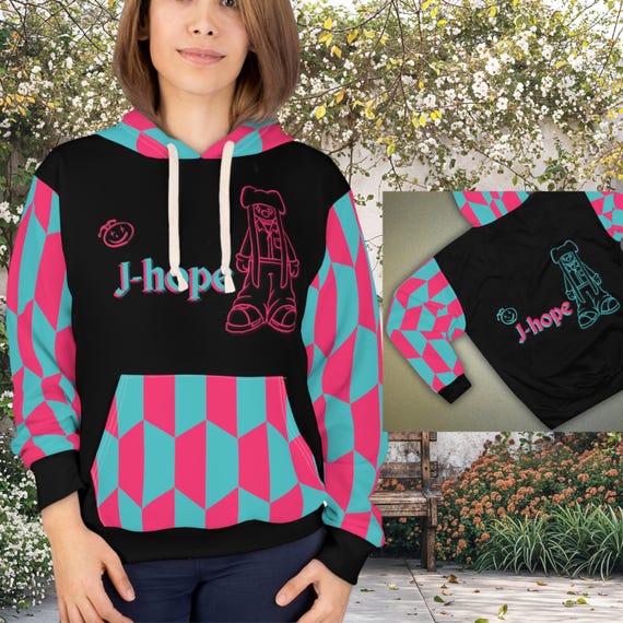 BTS J-hope JITB Jack in the Box Unisex Pullover Black Hoodie, Jung