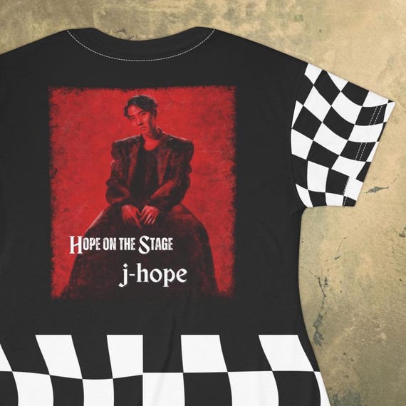 BTS ドール服　フード付チェックシャツセット　J-hope BTS J-hope HOTS T-shirt Dress, Concert Outfit, Hope on the