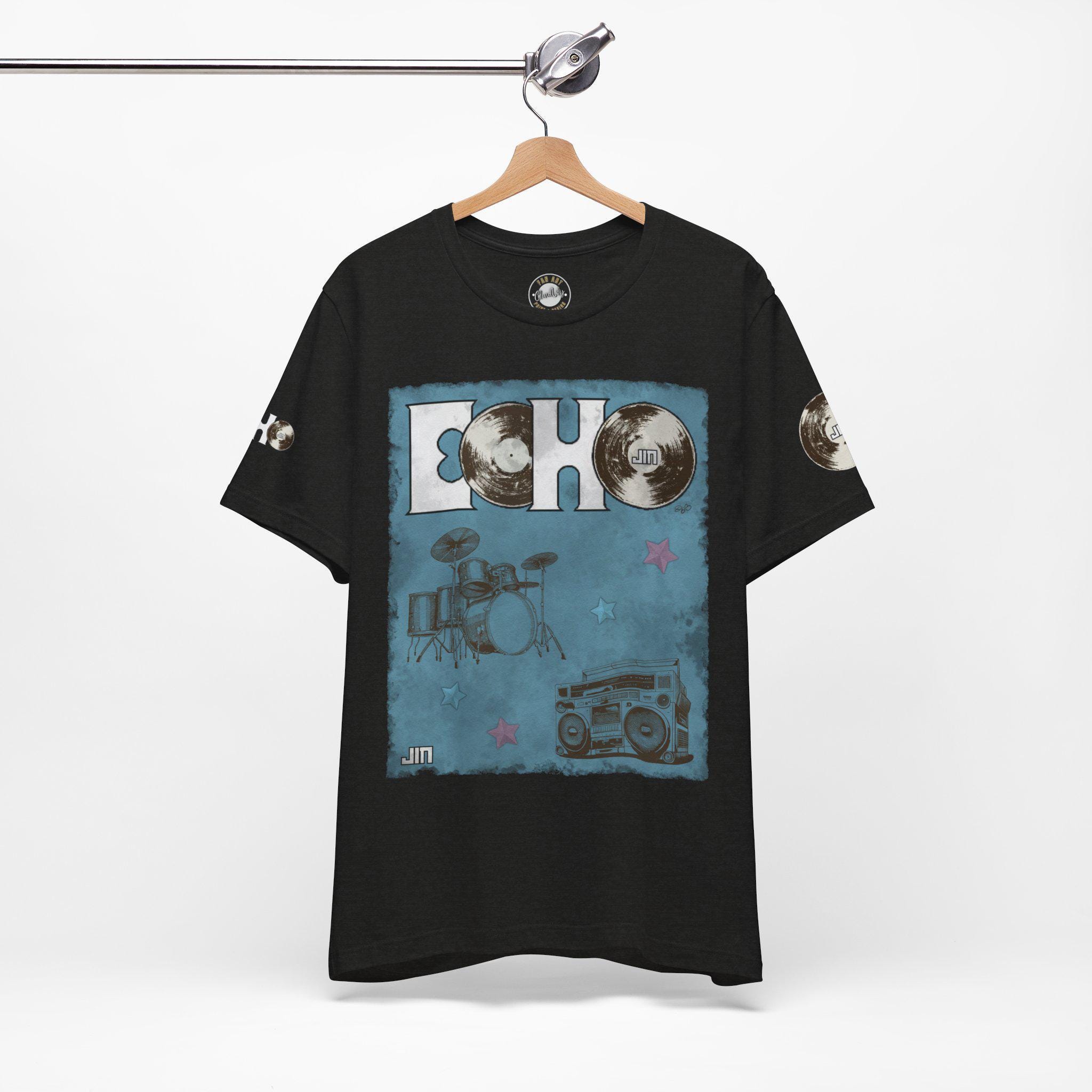BTS ジン ECHO Tシャツ、キム・ソクジン Tシャツ、RunSeokjin