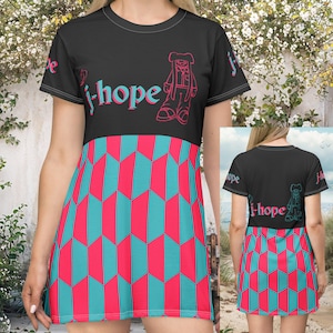 Vestito T-Shirt BTS j-hope JITB, Regalo dell'Esercito di Moda Coreana, Vestito da Concerto, Abbigliamento Casual per Fan del Kpop, Jack In The Box, Hope OnThe Stage