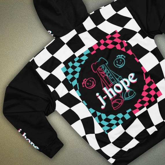 Hope Bts Hoseok Ropa Sudadera Con Capucha Unisex Negra BTS J-hope