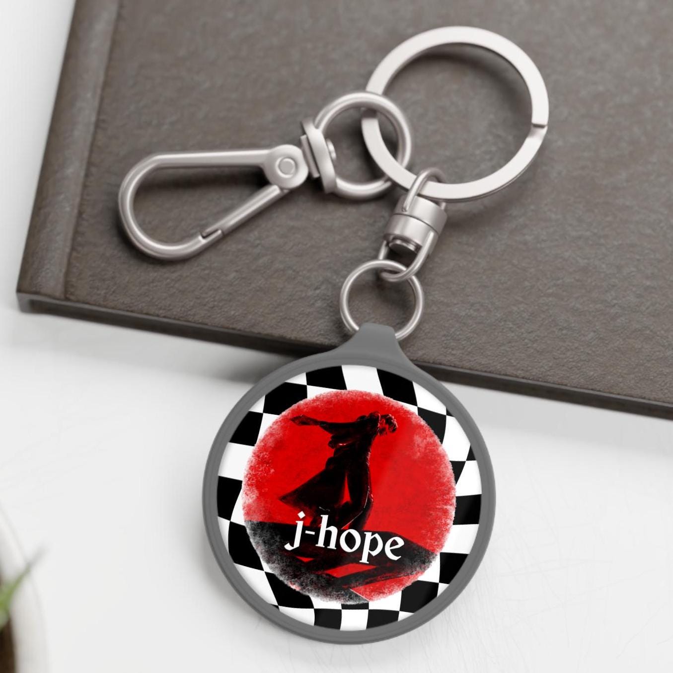 BTS J-hope HOTS Hope on the Stage Keyring Tag - B&W