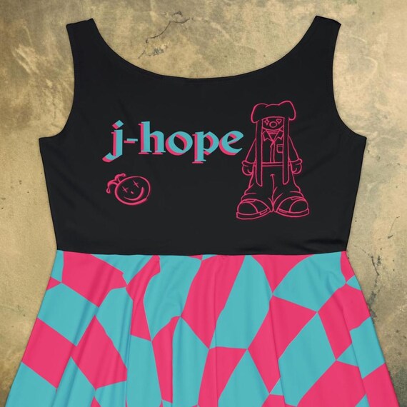 J-hope JITB Jack in the Box Women's Skater Dress, BTS Army Attire