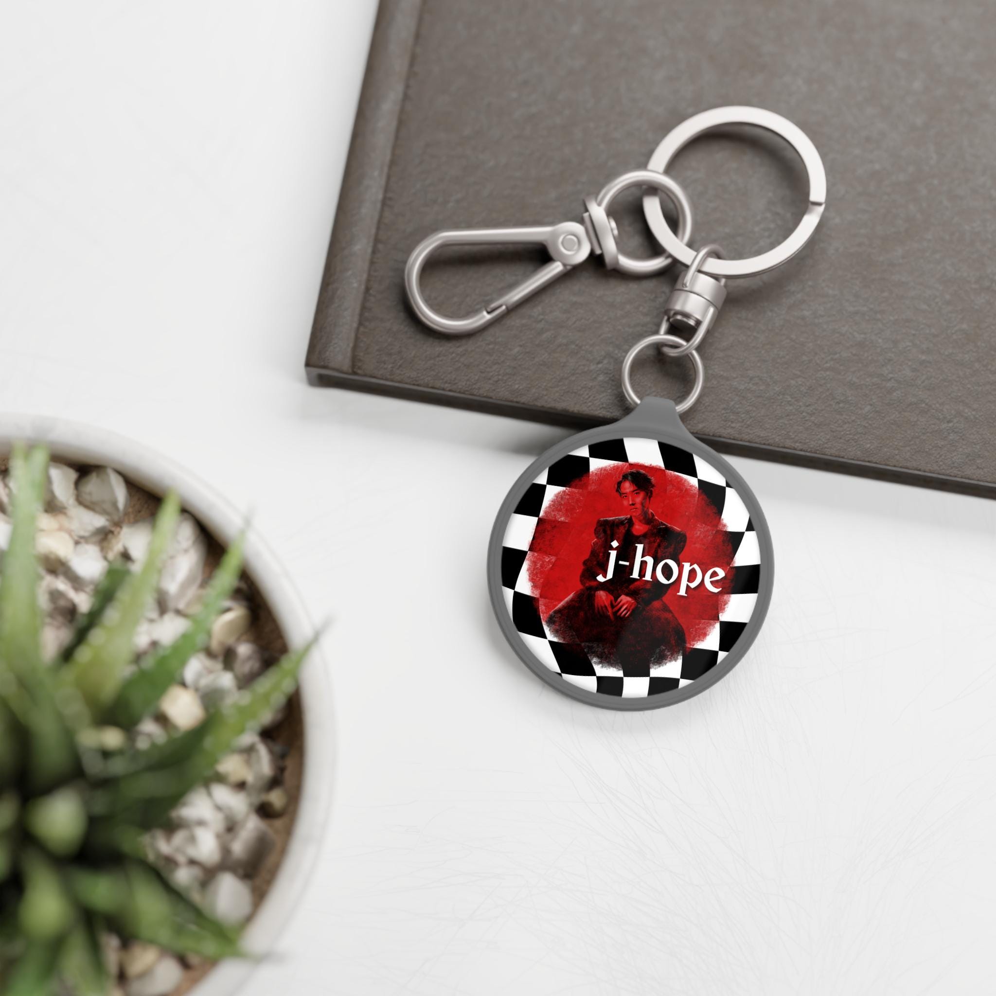 BTS J-hope HOTS Hope on the Stage Keyring Tag - B&W