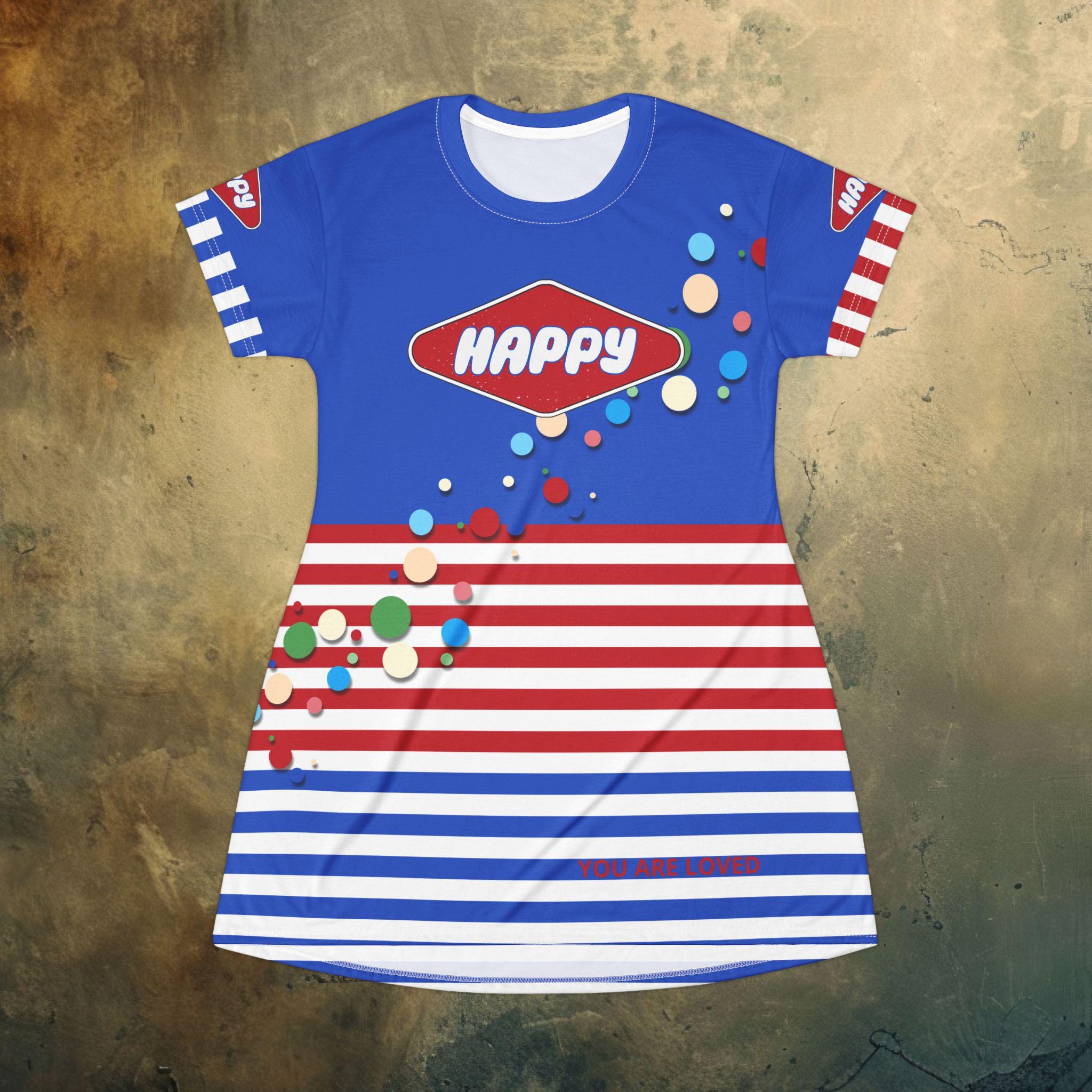 BTS Jin HAPPY T-shirt Dress, Journey Album Inspired
