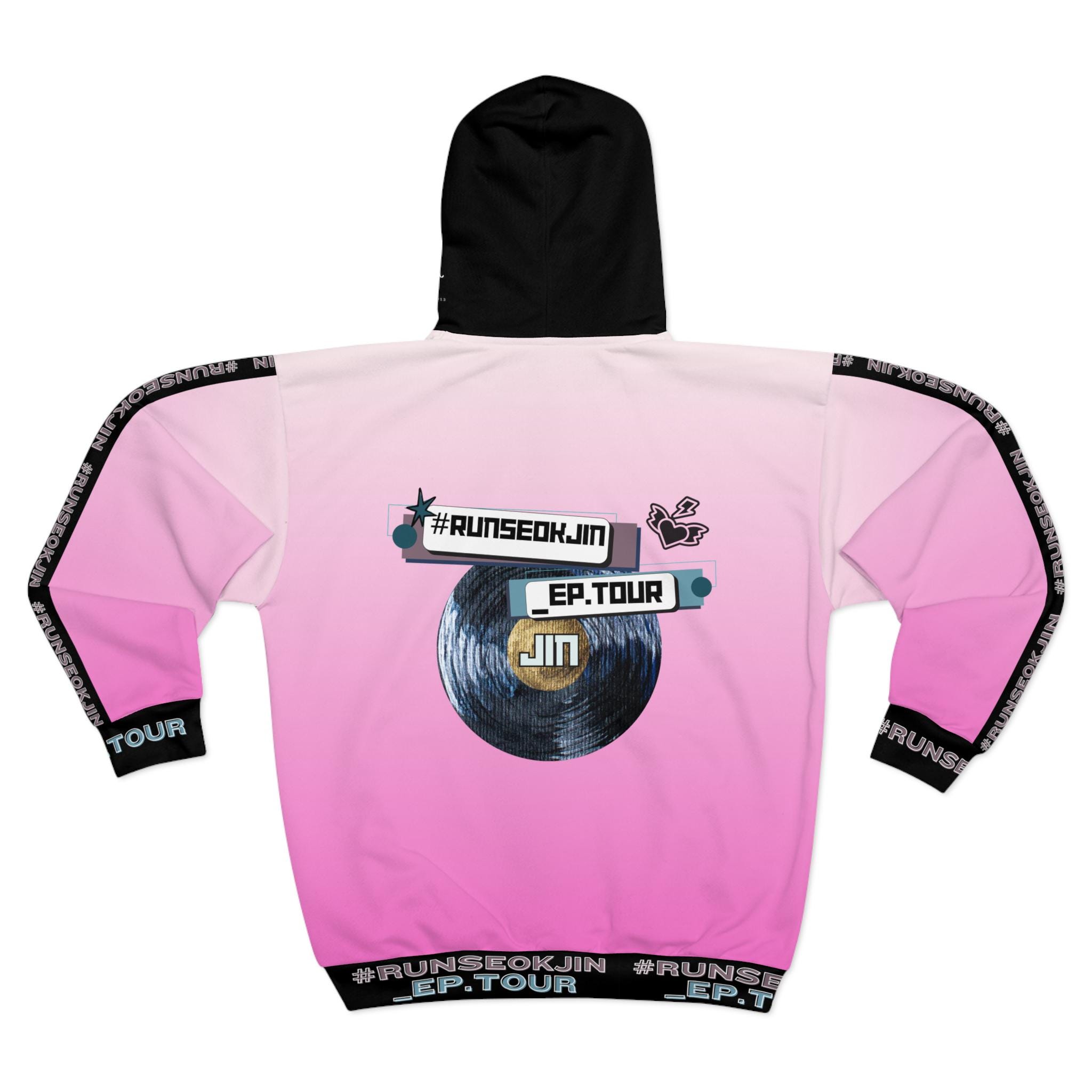 RUNSEOKJIN_EP.TOUR ZIP UP HOODIE フーディー M BTS Jin Runseokjin Eptour, Unisex Zip Hoodie Sweatshirt, BTS