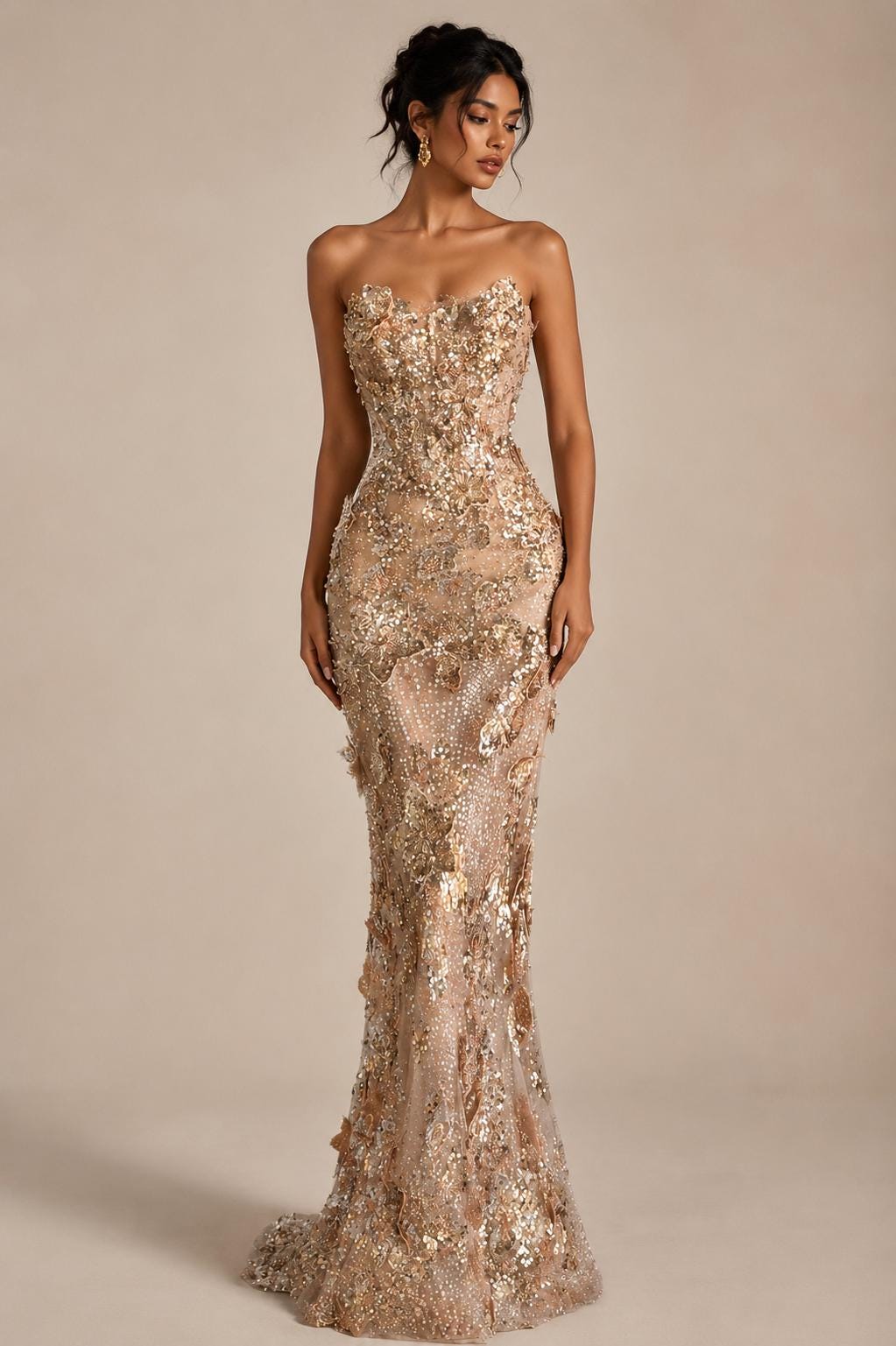 rose gold evening dress uk Formal Dresses elegant rose gold dress