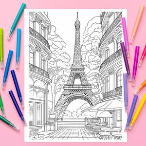 Paris Coloring Pages