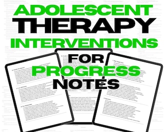 Intervenciones terapéuticas para adolescentes, recursos terapéuticos para adolescentes, herramientas terapéuticas para niños, notas terapéuticas para niños, terapeutas para adolescentes, herramientas para terapeutas para adolescentes