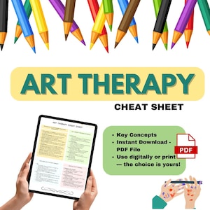 Aide-mémoire sur l'art-thérapie, Ressources sur l'art-thérapie, Feuilles d'exercices sur l'art-thérapie, Ressources sur la thérapie, Thérapie pour enfants, Référence sur la thérapie pour adultes