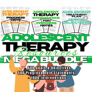 Recursos de terapia para adolescentes, intervenciones de terapia para adolescentes, preguntas sobre terapia infantil, objetivos y metas de la terapia, herramientas de terapia, notas de terapia
