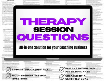Fragen zu Therapiesitzungen, beratende Fragen, Therapiewerkzeuge, Fragen zur Therapie für Erwachsene, Therapieinterventionen, Notizen zur Gruppentherapie, Planer