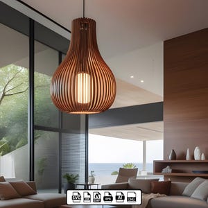 CALYPSO, Ce magnifique luminaire à réaliser soi-même avec le matériau de votre choix.