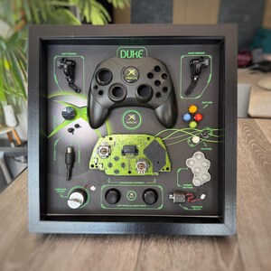 Digital teardown model of the Xbox DUKE controller