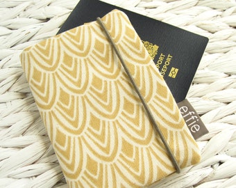 Yellow Passport Holder. Womens Travel Gift. Passport Cover Women. Travel Essentials. Gift for Traveler. Stocking Stuffer. Travel Organizer