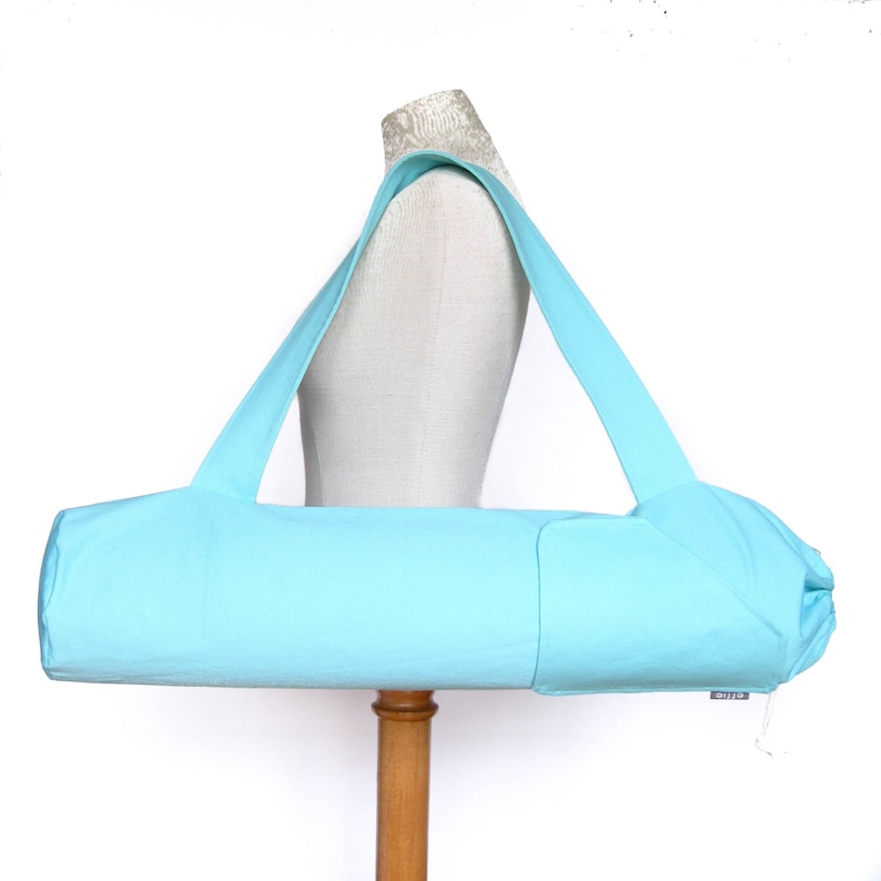 Mint Green Yoga Mat Bag. Gift for Yoga Lover Etsy