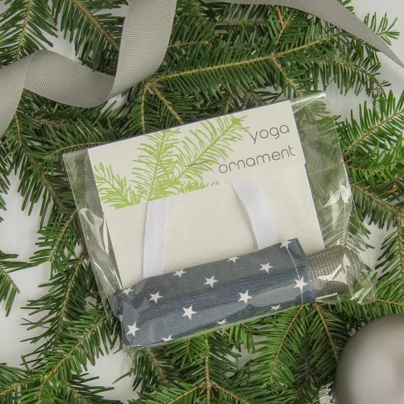 Yoga Teacher Gifts. Set of 3 Yoga Ornaments. Yoga Studio Etsy