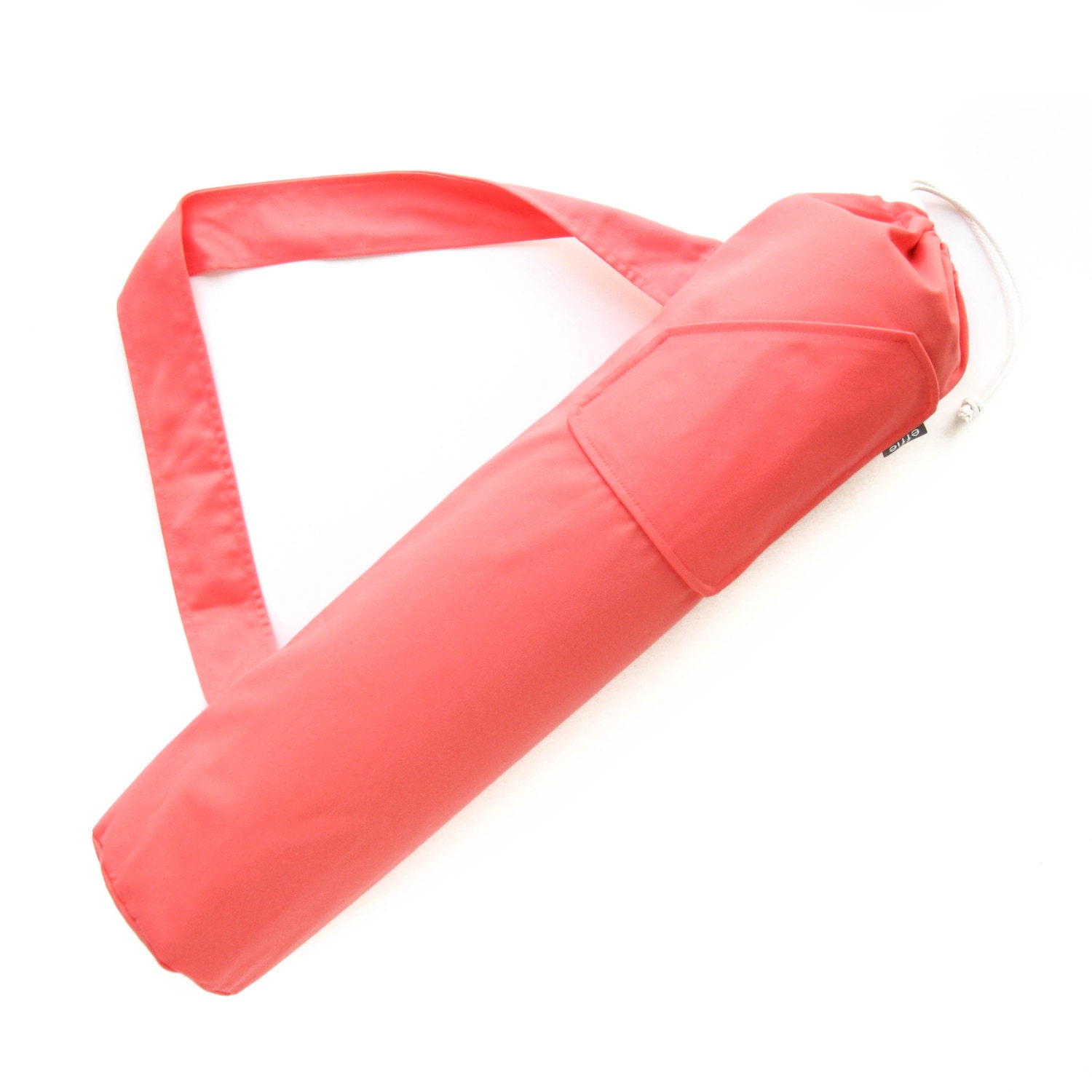 Coral Yoga Mat Bag for Woman. Yoga Gift Idea for Her - Etsy