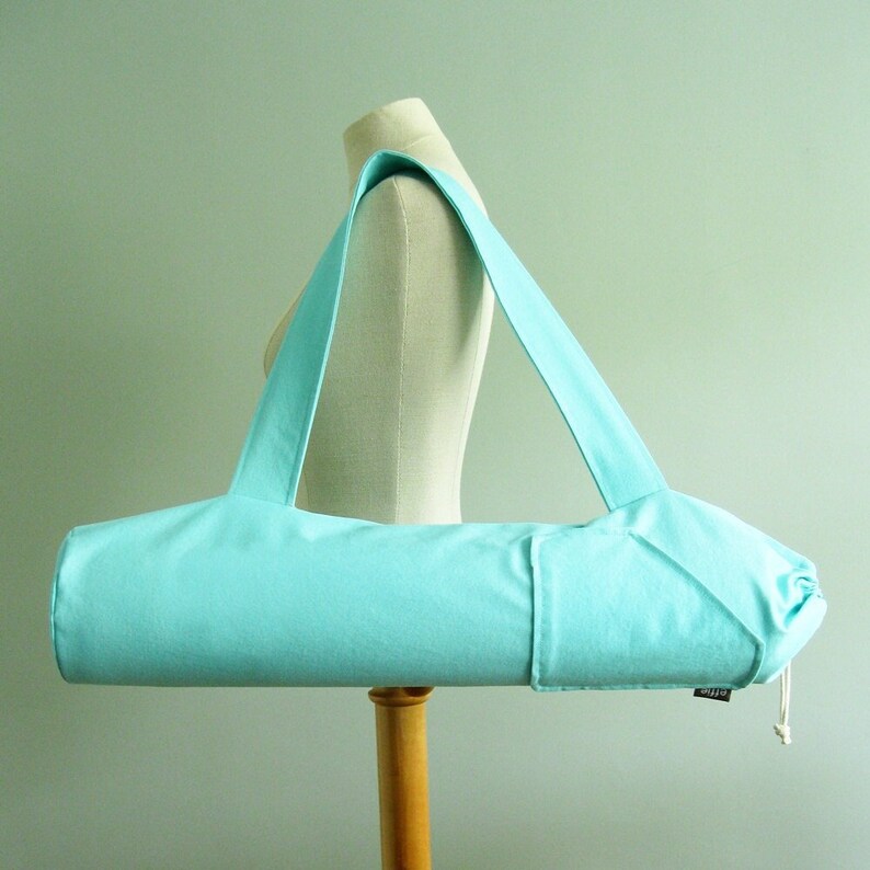 Mint Green Yoga Mat Bag. Gift for Yoga Lover Etsy