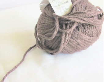 Tara 019, GGH yarn, brown, 110 yards, cotton yarn, 1 at listing, threadsinthebed, cotton, team esst