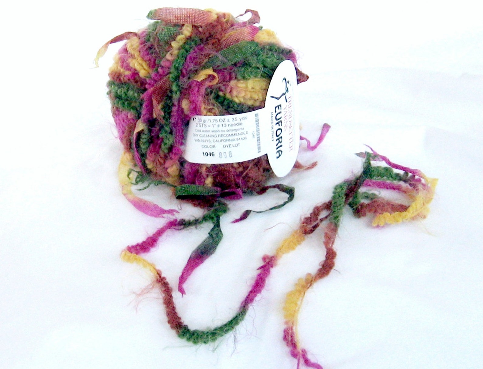 Euforia 46, Trendsetter Yarn, Novelty Yarn, Muticolor, F, Destash Etsy