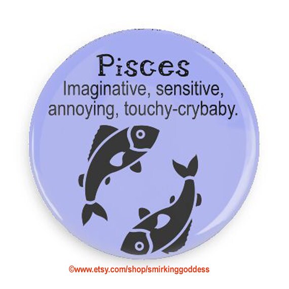 Gift for Pisces Funny Pisces Zodiac Birthday Fridge Etsy