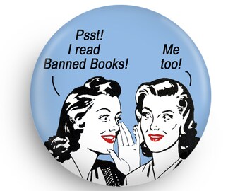 Banned Books Quote Fridge Magnet, for Dems or Exasperated Republicans