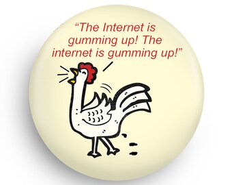 Net Neutrality Magnet or Pinback Gift for Political Techie!