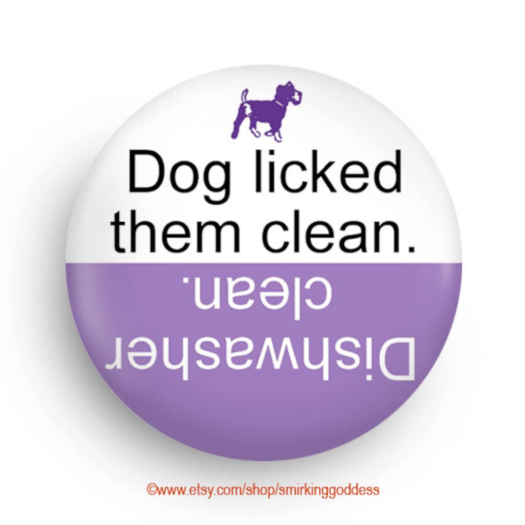 Funny Dog Dishwasher Clean Dirty A Fun for Dog Owner Etsy