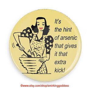 Sassy Gift for Chef or Foodie Fan, Fun Retro Fridge Magnet