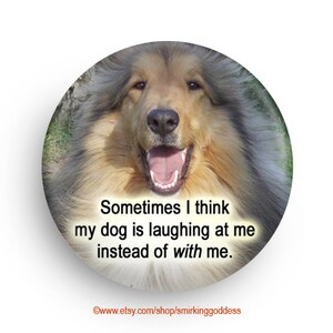 Funny Dog Fridge Magnet for Dog Lovers, Fun Stocking Stuffer Gift for Coworker
