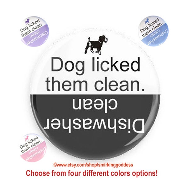 Dog Dishwasher Clean Dirty Fridge Magnet, Lively Functional