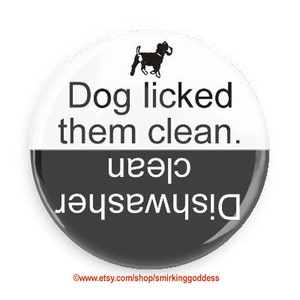 Gift for Dog Owners -Funny and Useful Fridge Magnet  -Dishwasher Clean Magnet